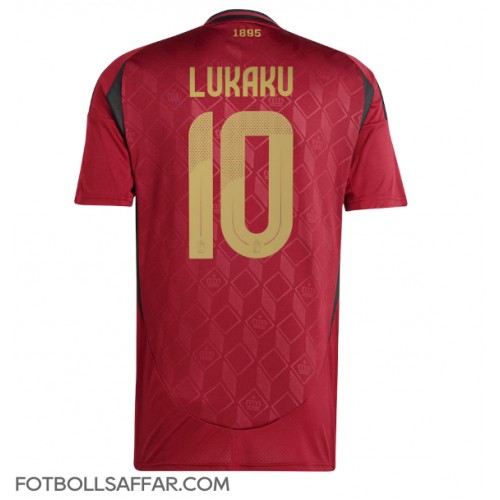 Belgien Romelu Lukaku #10 Hemmatröja EM 2024 Kortärmad